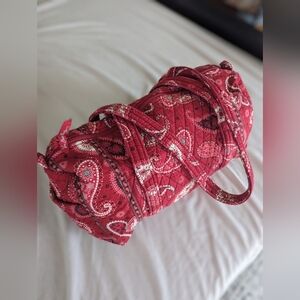 Vera Bradley Y2K Mesa Red Small Duffle Bag